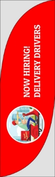 Picture of Pizza 6 - 10ft Feather Flag