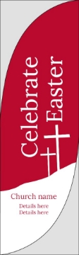 Picture of Religious 20 - 10ft Feather Flag
