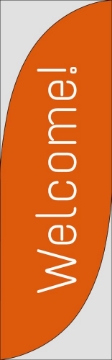 Picture of Welcome 877527330 - 10ft Feather Flag