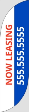 Picture of Now Leasing 1 - 13ft Feather Flag
