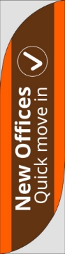 Picture of Office Space 6 - 13ft Feather Flag