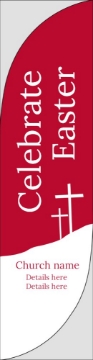 Picture of Religious 20 - 13ft Feather Flag