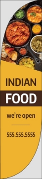 Picture of Mediterranean/Asian Food_05 - 15.5ft Feather Flag