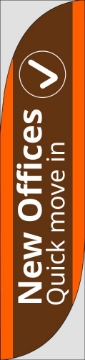 Picture of Office Space 6 - 15.5ft Feather Flag