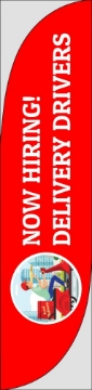 Picture of Pizza 6 - 15.5ft Feather Flag