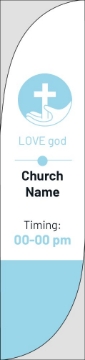 Picture of Religious 08 - 15.5ft Feather Flag
