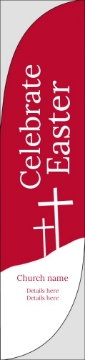 Picture of Religious 20 - 15.5ft Feather Flag
