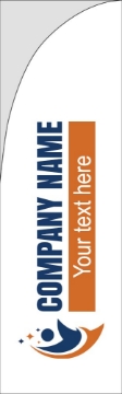 Picture of Best Seller Feather Flag 21 - 7.5ft Straight Flag