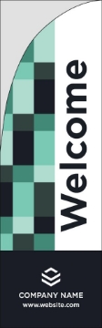 Picture of Best Seller Feather Flag 13 - 10ft Straight Flag