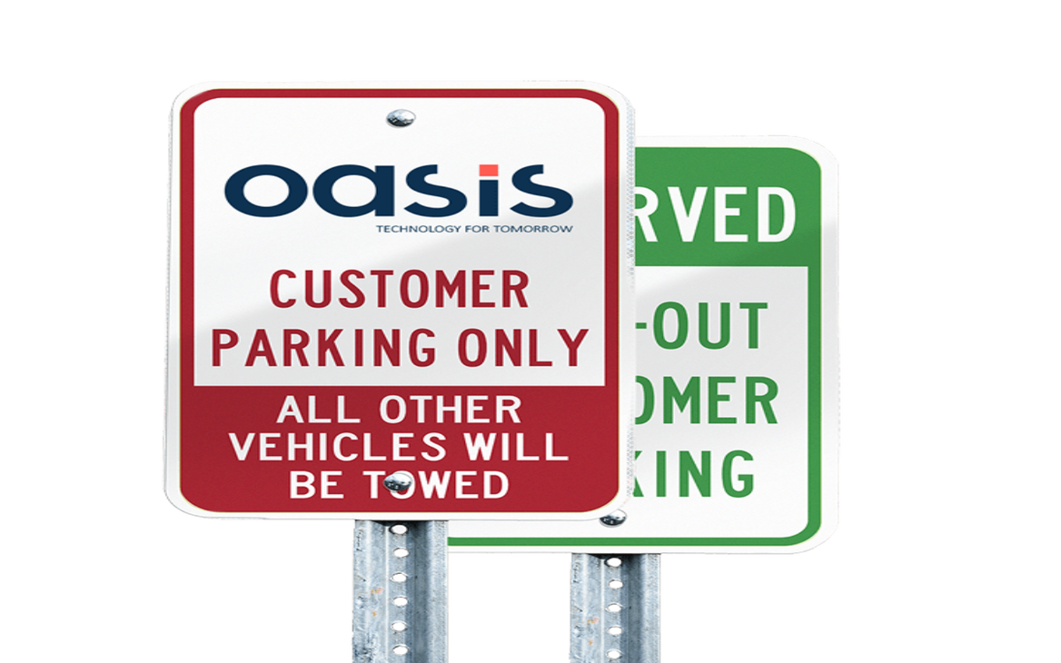 Picture of 18" x 12" Parking Sign PFF Product