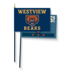 Picture of 4" x 6" Stick Flag PFF